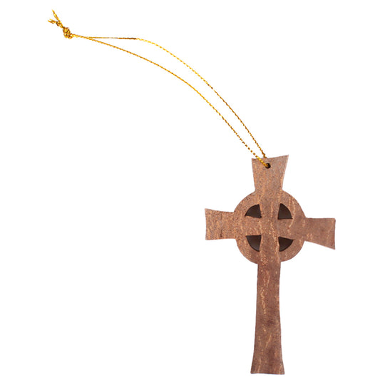 Anhänger Kreuz aus Zimtrinde