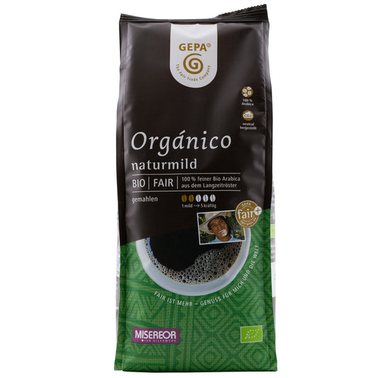 MISEREOR Bio Café Organico (gemahlen, 500 g)