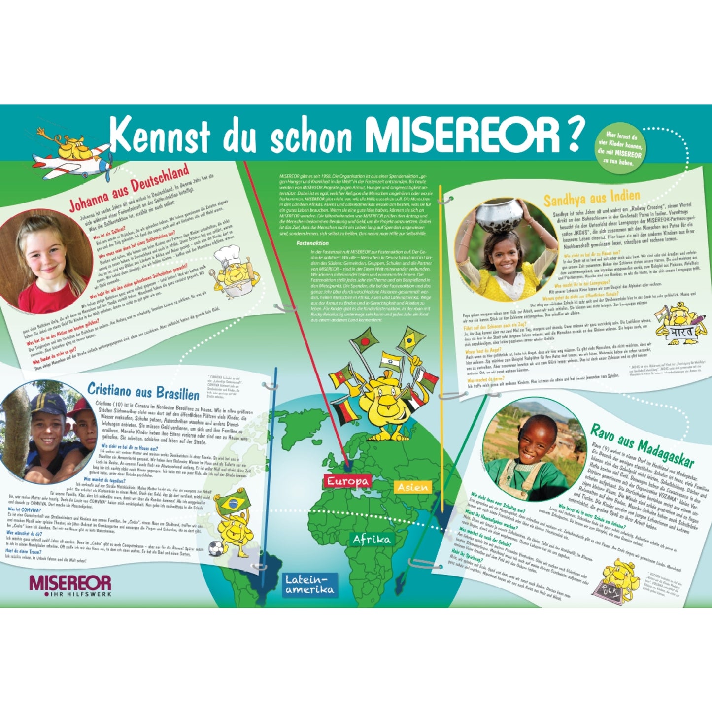 Leseposter: Kennst Du schon MISEREOR?