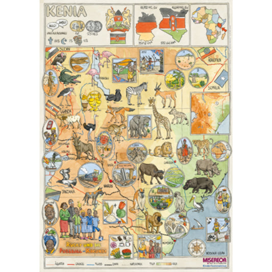 Plakat Kenia (5er-Pack) Kinderfastenaktion 2012