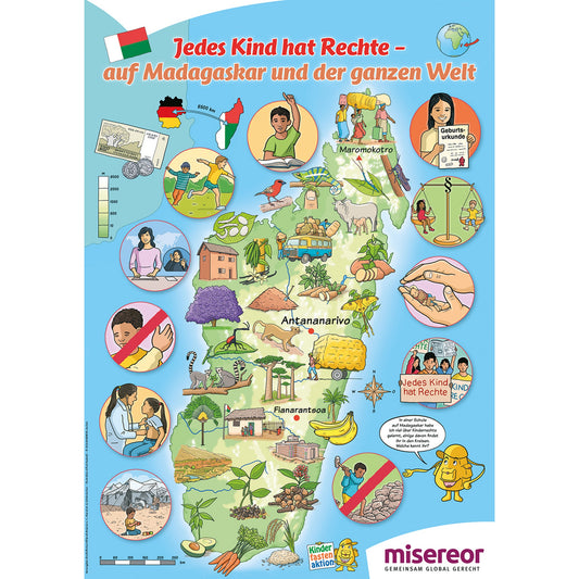 Wimmelplakat Madagaskar 2023 (Einzelex.)