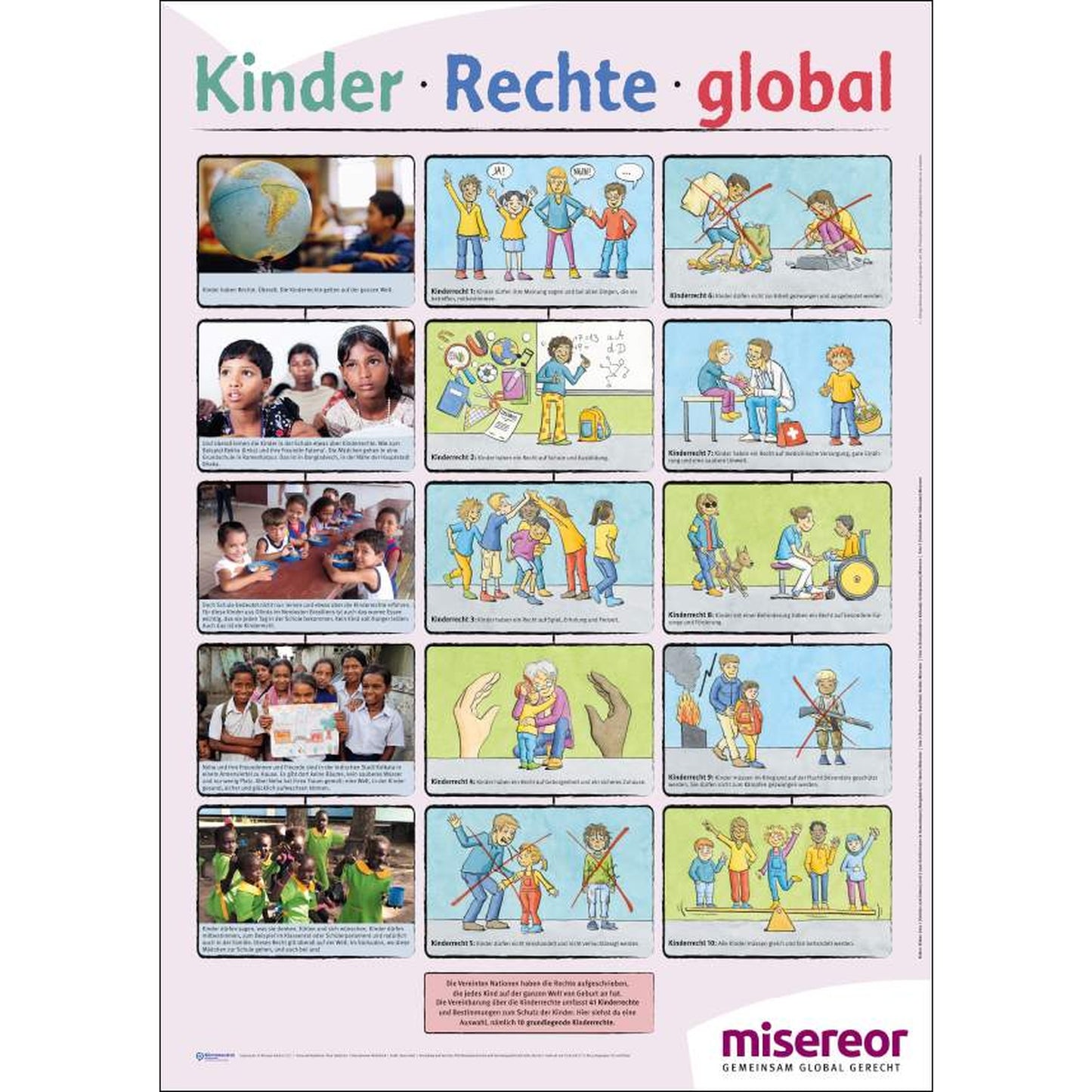 Lernplakat Kinderrechte global Kinderrechte Nr. 1